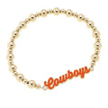 OSU Enamel Stretch Bracelet - Greige Goods
