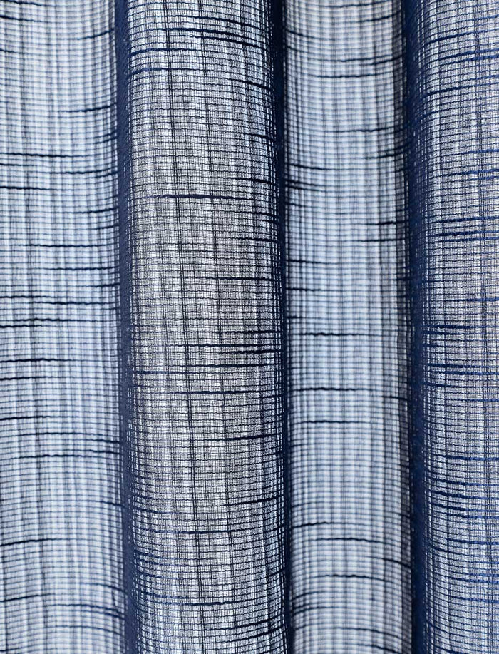 Panneau de rideau en tulle texturé