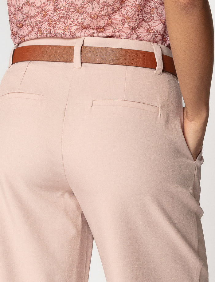 Pantalon à taille régulière et jambe large