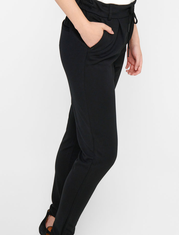 Pantalon avec cordon et taille élastique