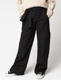 Pantalon cargo à jambe large
