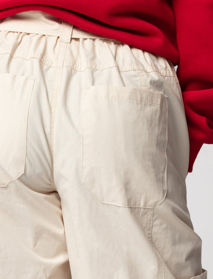 Pantalon cargo à jambe large
