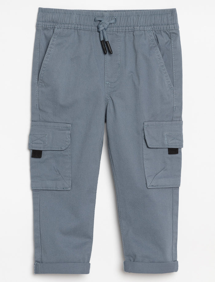 Pantalon cargo à taille élastique