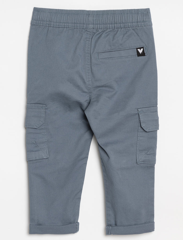 Pantalon cargo à taille élastique