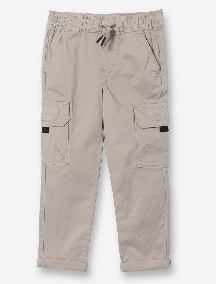 Pantalon cargo à taille élastique