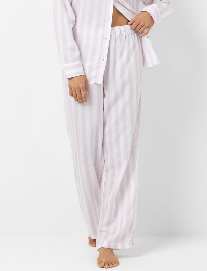 Pantalon de nuit ample rayé