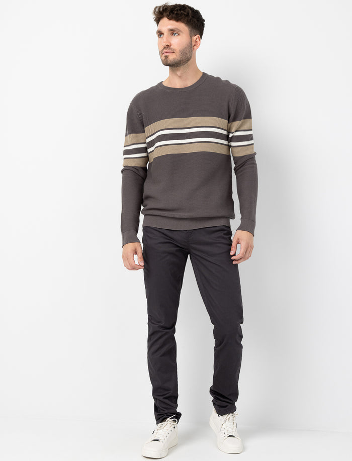 Pantalon droit extensible