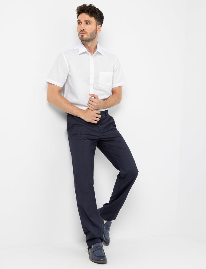 Pantalon jambe étroite à carreaux
