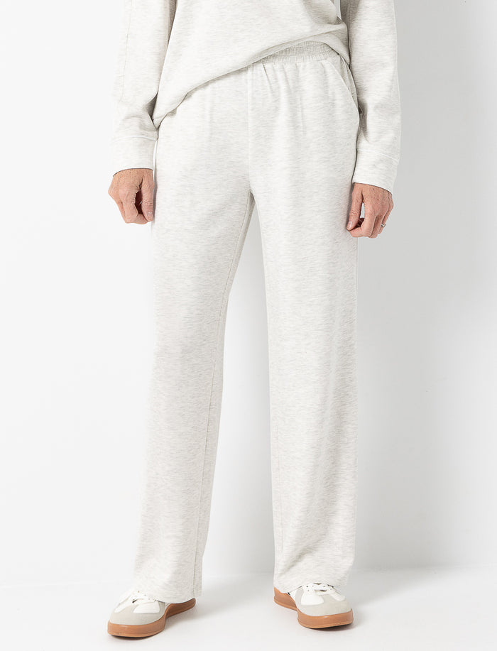 Pantalon jambes droites avec ligne contrastante