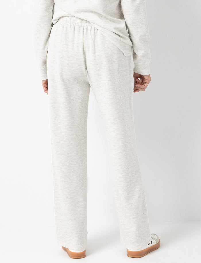 Pantalon jambes droites avec ligne contrastante