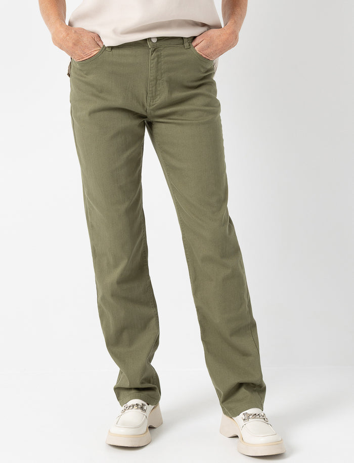 Pantalon jambes droites uni