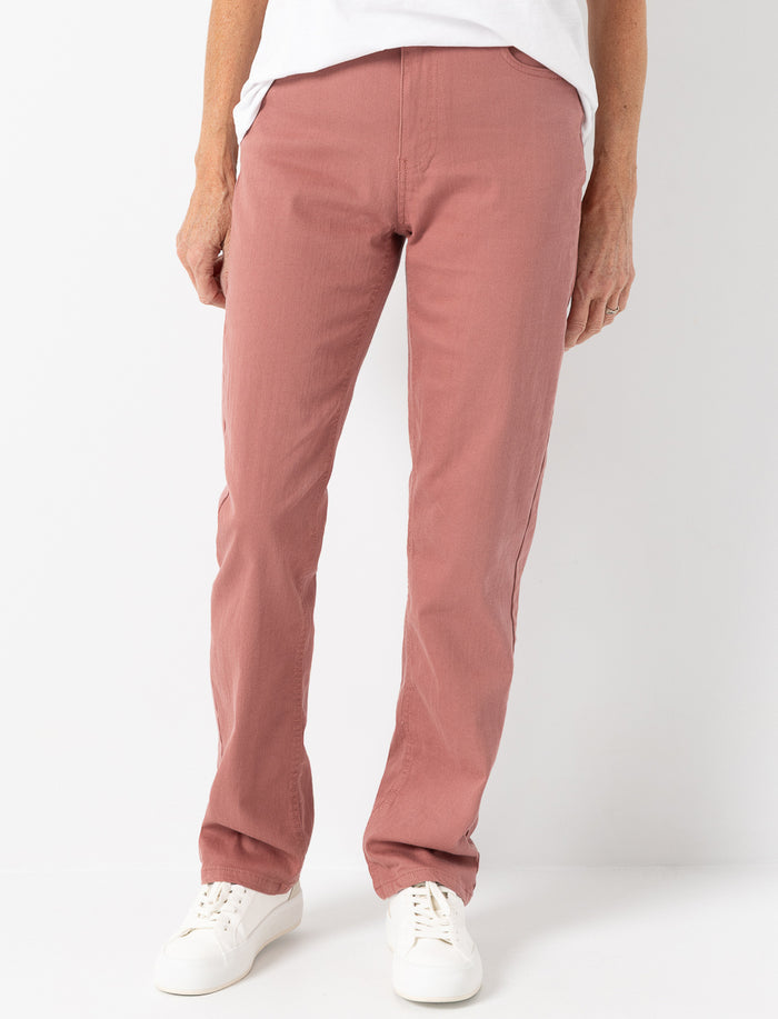 Pantalon jambes droites uni