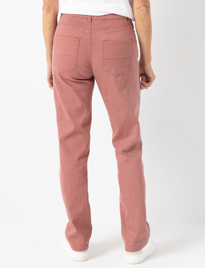 Pantalon jambes droites uni
