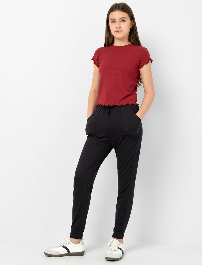 Pantalon jogger à taille élastique