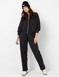 Pantalon taille haute