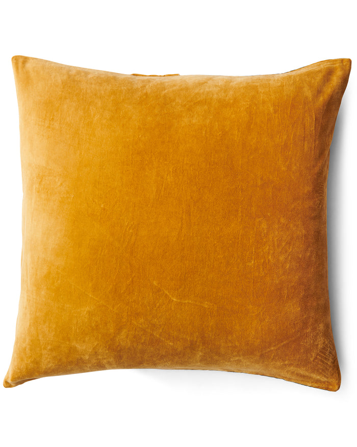 Pecan Velvet European Pillowcases