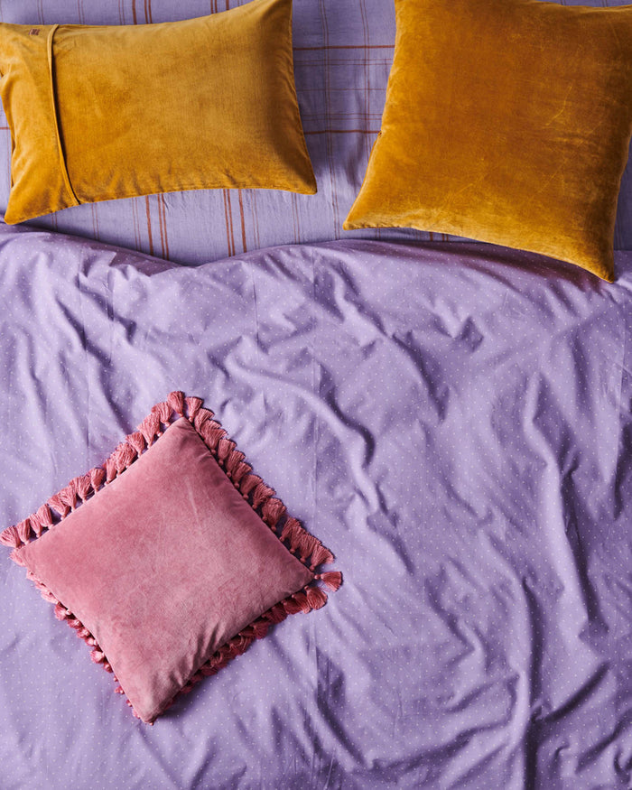 Pecan Velvet European Pillowcases