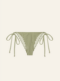 Peony Essential String Pant - Fern Stripe