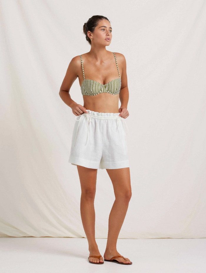 Peony Lover Balconette - Fern Stripe