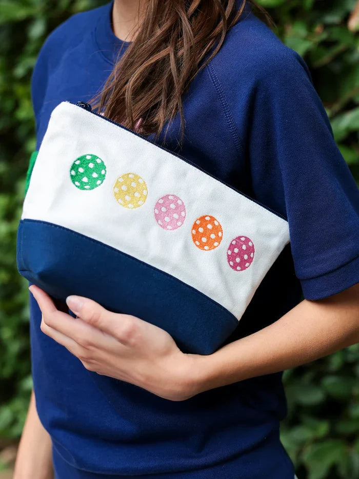 Pickleball Zip Pouch - Greige Goods