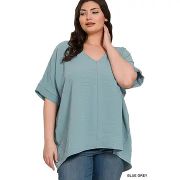 Plus Airflow V-Neck Top