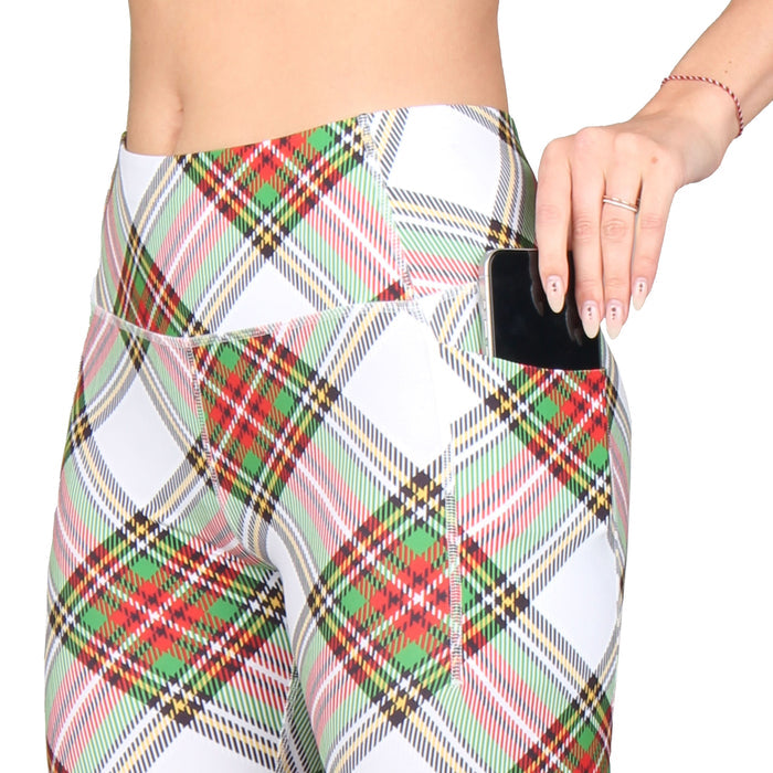 Plus Size Holiday Side Pocket Leggings