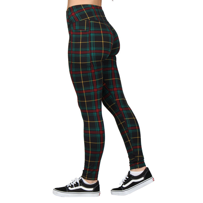 Plus Size Holiday Side Pocket Leggings