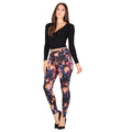 Plus Size Printed Denim Jeggings