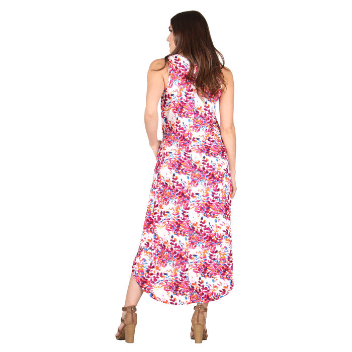 Plus Size Printed Shirt Tail Dress
