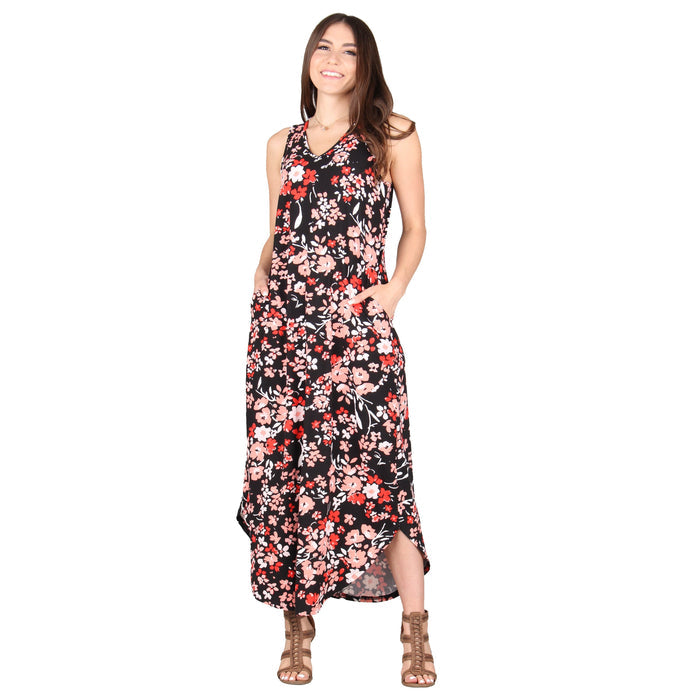Plus Size Printed Shirt Tail Dress