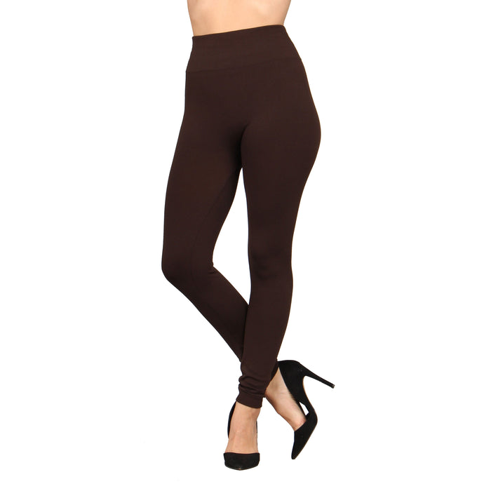 Plus Size Seamless Fleece Leggings