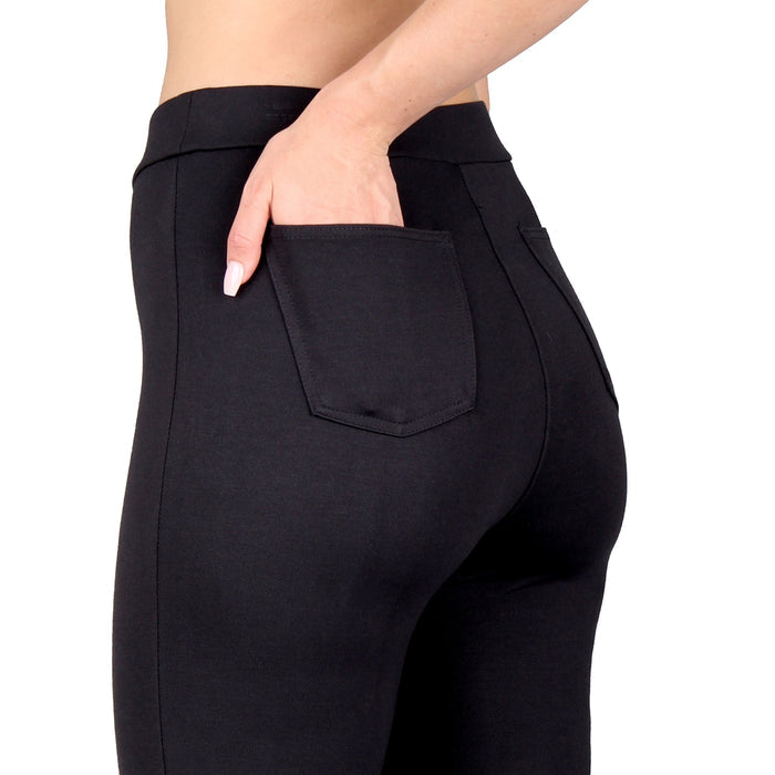 Plus Size Solid Casual Pants