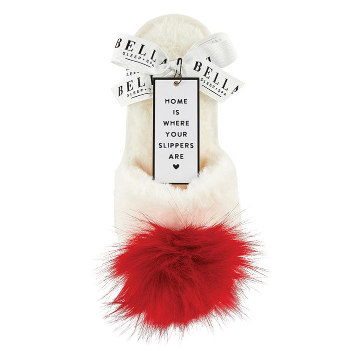Plush Slippers - Greige Goods