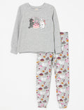 Pyjama 2 pièces imprimé - petite fille