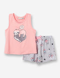 Pyjama 2 pièces imprimé - petite fille