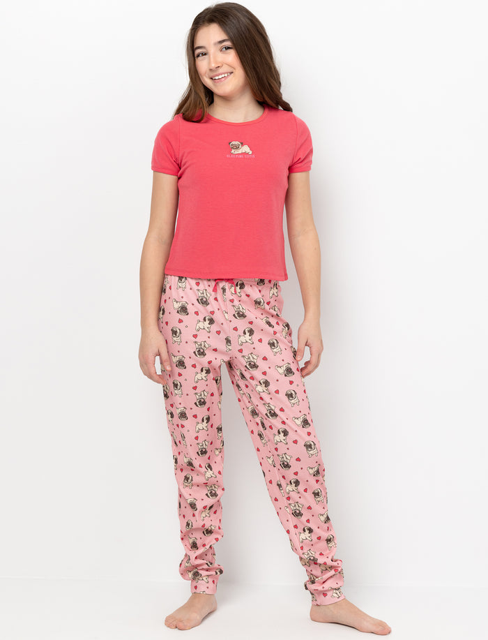 Pyjama 2 pièces imprimé