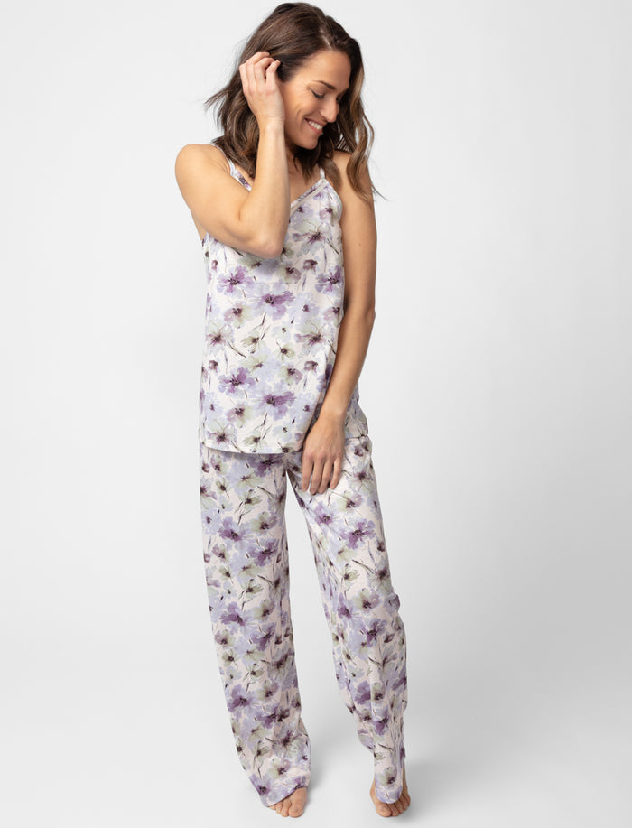 Pyjama deux-pièces fleuri