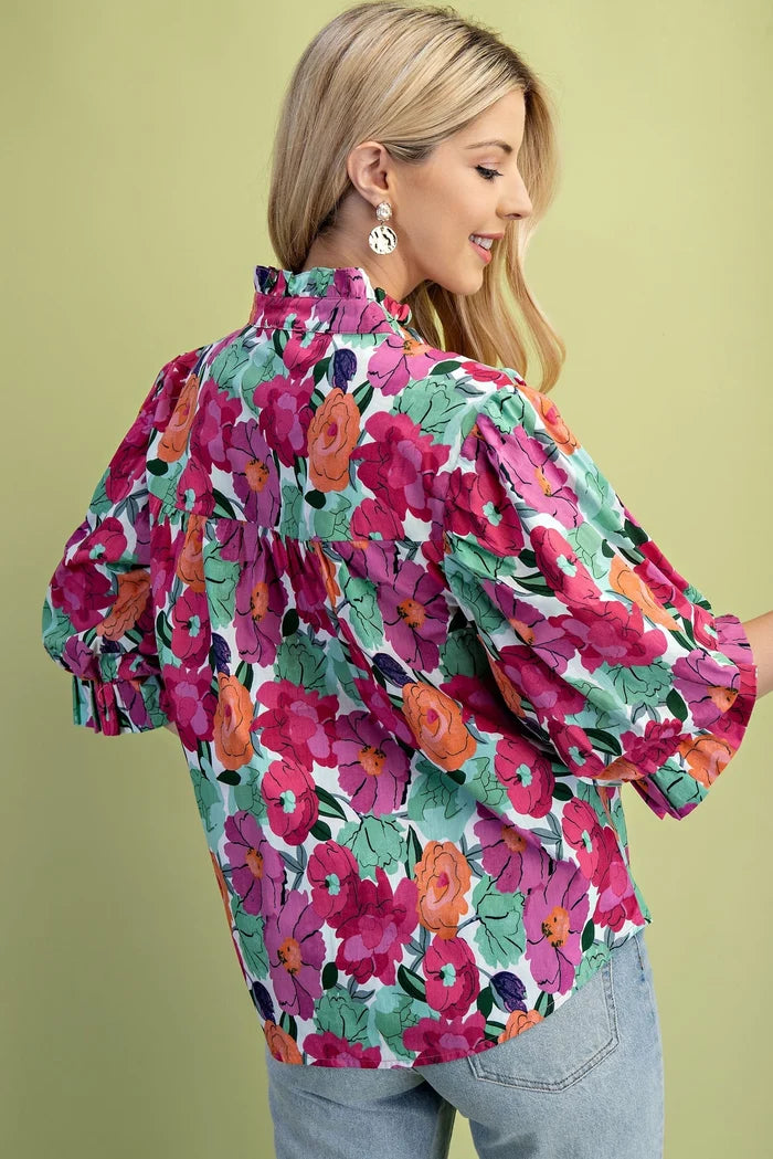 Raspberries & Sunshine Top