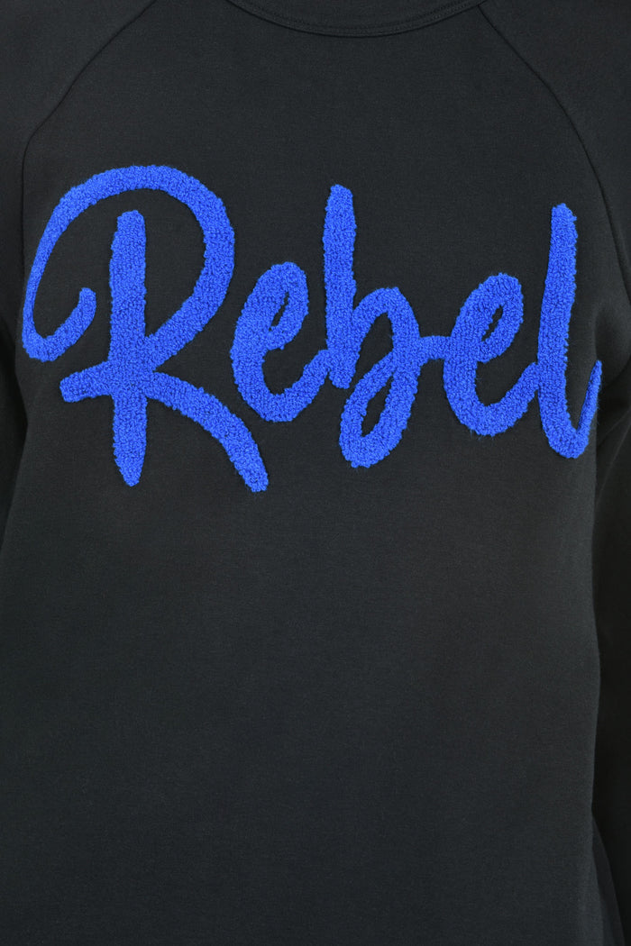 Rebel Pullover in Royal Blue Chenille