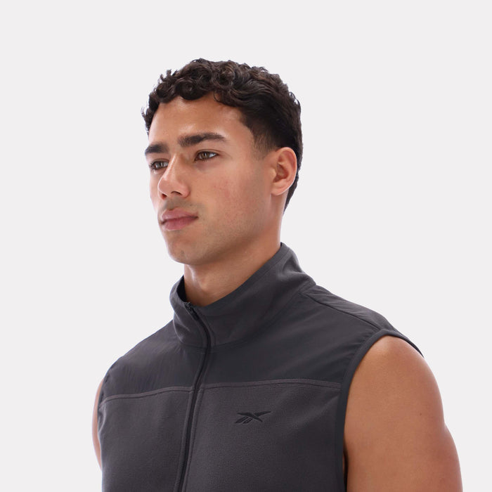 Reebok Apparel Men All-Trail Running Vest WASHED BLACK