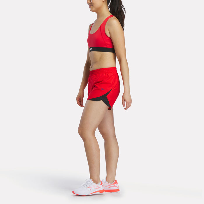 REEBOK APPAREL WOMEN ID Train Racer Sports Bra VECTOR RED
