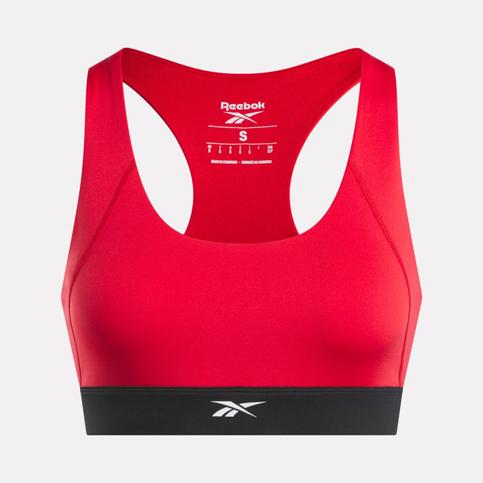 REEBOK APPAREL WOMEN ID Train Racer Sports Bra VECTOR RED