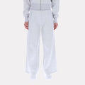 Reebok Apparel Women Off-Duty Wide-Leg Pants SILVER MARL