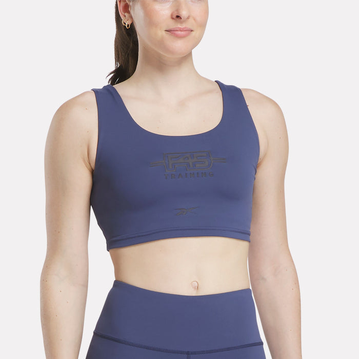 REEBOK APPAREL WOMEN Reebok x F45 Training Sports Bra LEGACY BLUE