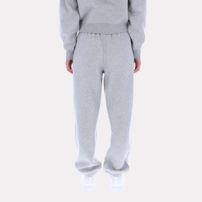 Reebok Apparel Women Triple Boucle Big Logo Joggers LIGHT GREY MARL