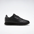 REEBOK FOOTWEAR KIDS Classic Leather Shoes - Grade School CBLACK/CBLACK/CBLACK