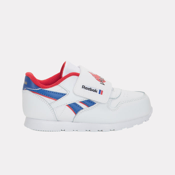 REEBOK FOOTWEAR KIDS Classic Leather Shoes – Baby & Toddler FTWRWHITE/VECTORBLUE/VECTORRED