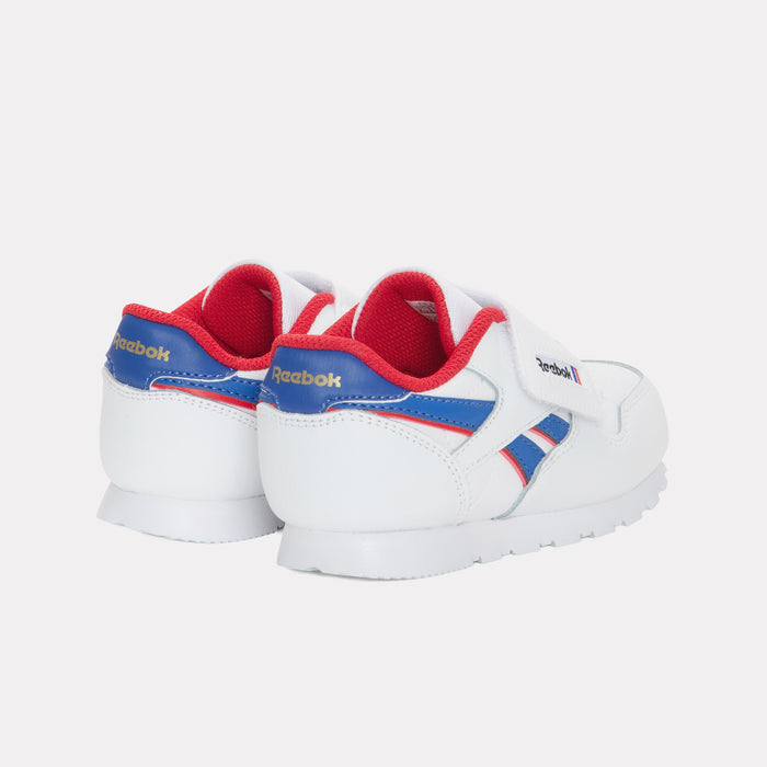 REEBOK FOOTWEAR KIDS Classic Leather Shoes – Baby & Toddler FTWRWHITE/VECTORBLUE/VECTORRED