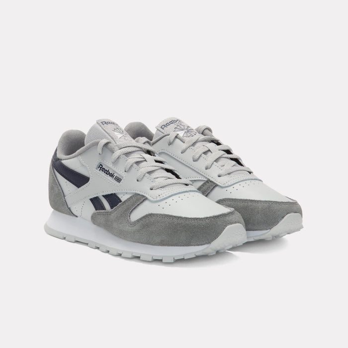 Reebok Footwear Kids Classic Leather Shoes – Pre-School GREY4/GREY1/VECTORNAVY