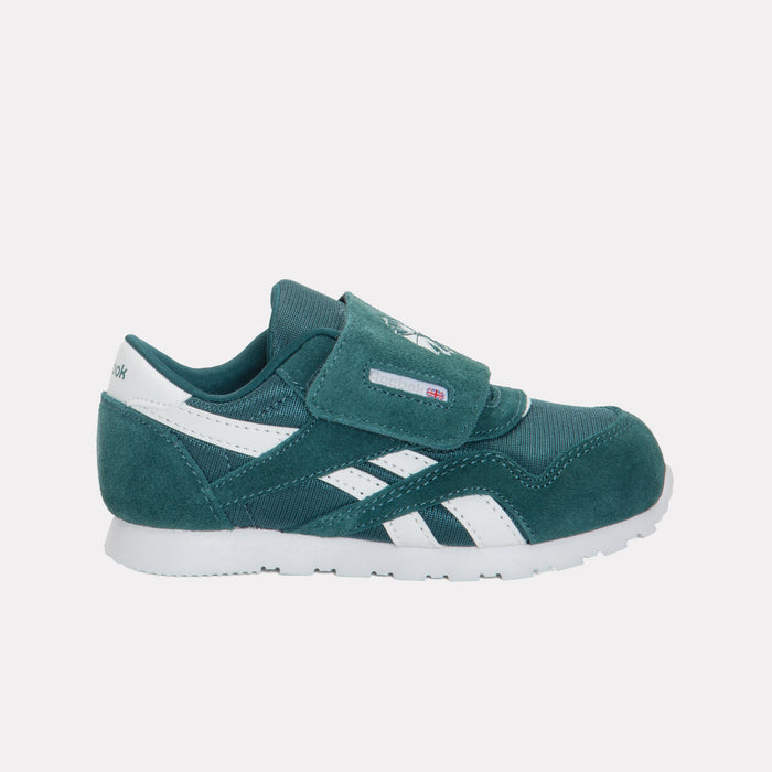 REEBOK FOOTWEAR KIDS Classic Nylon Shoes – Baby & Toddler METALGREEN/FTWRWHITE/METALGREE